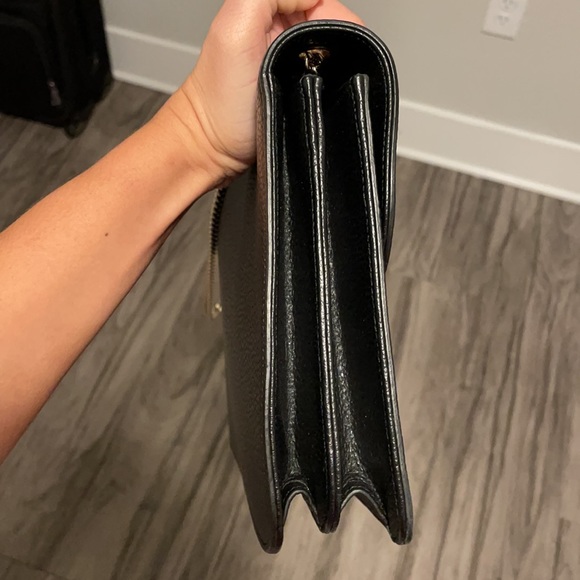 Gucci interlocking black w/ gold hardware double GG - Picture 11 of 15